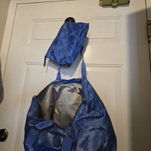 Coach Blue Tote Bag Elegant and Versatile